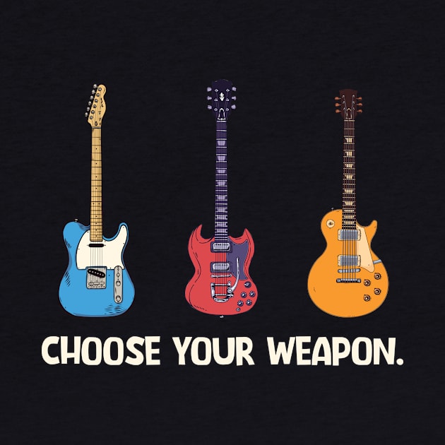 Classic Guitars: Choose Your Weapon by SLAG_Creative